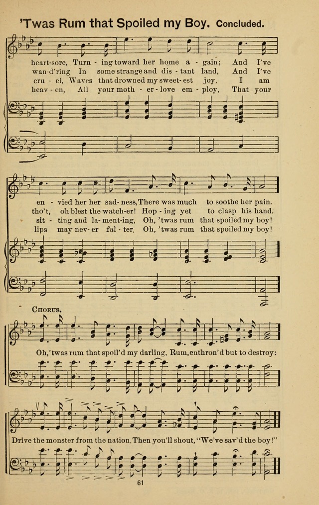 Triumphant Songs No.3 page 61