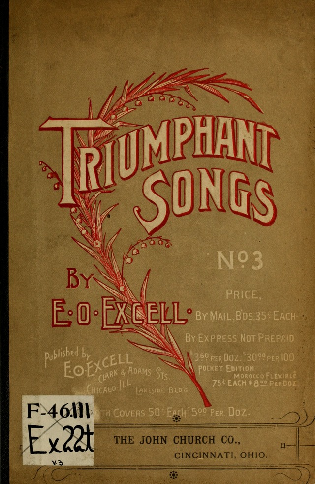 Triumphant Songs No.3 page i