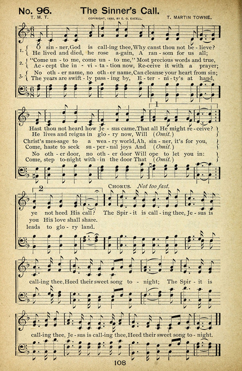 Triumphant Songs Nos. 3 and 4 Combined page 108