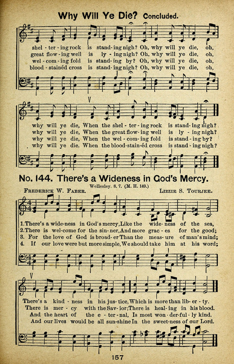 Triumphant Songs Nos. 3 and 4 Combined page 157