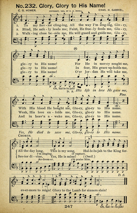 Triumphant Songs Nos. 3 and 4 Combined page 247