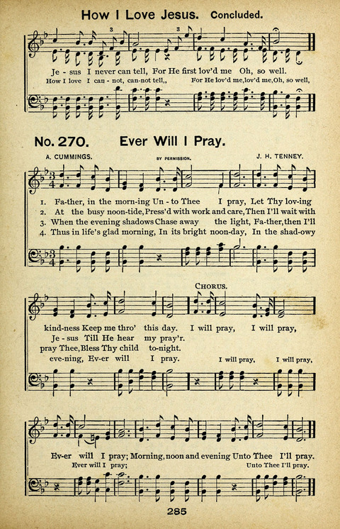 Triumphant Songs Nos. 3 and 4 Combined page 285