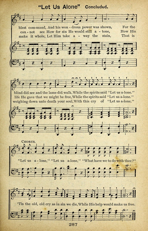 Triumphant Songs Nos. 3 and 4 Combined page 287