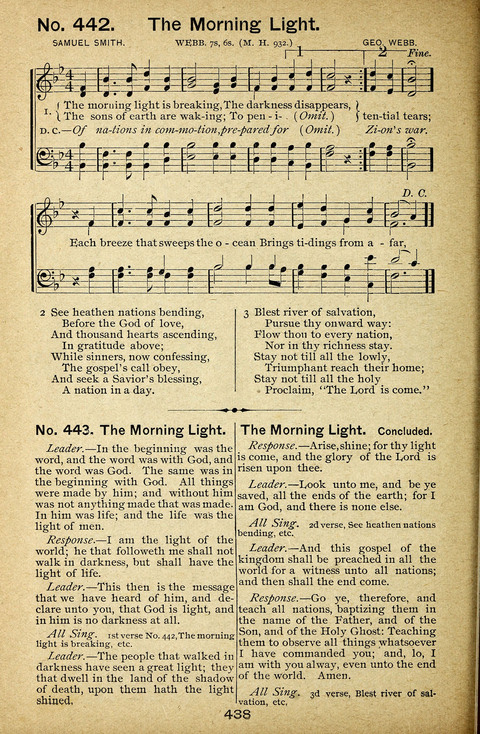 Triumphant Songs Nos. 3 and 4 Combined page 438