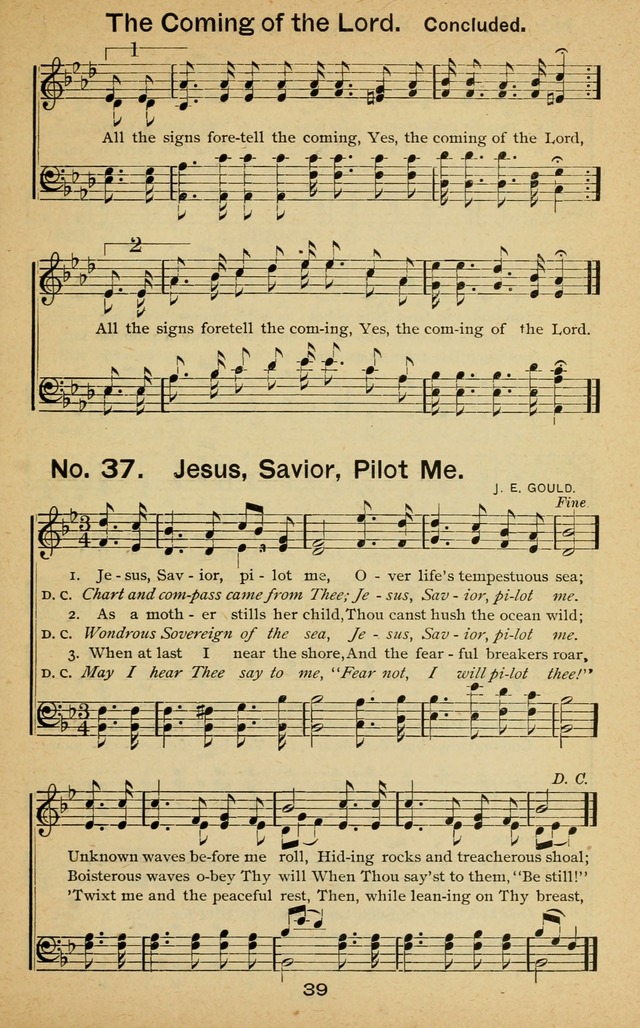 Triumphant Songs No.4 page 38