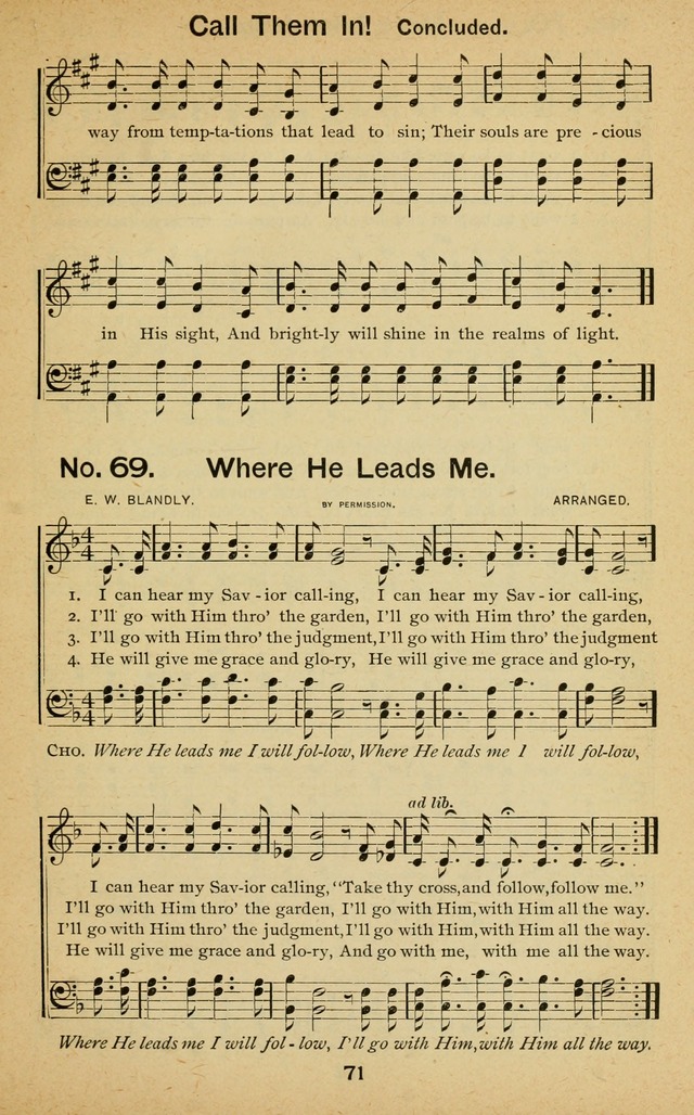 Triumphant Songs No.4 page 70