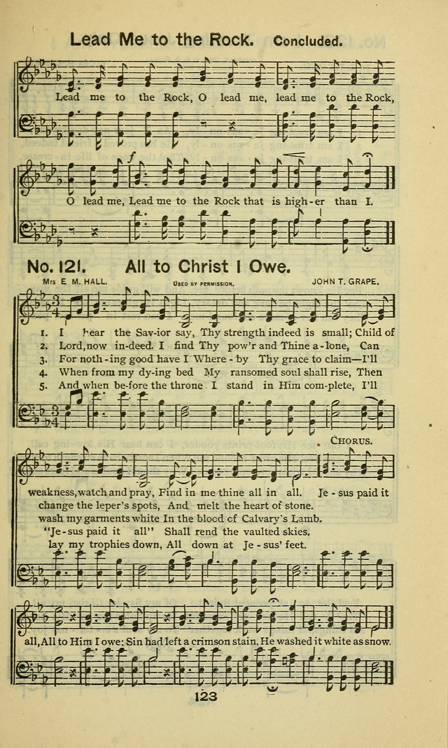 Triumphant Songs No.5 page 123