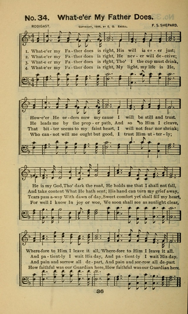 Triumphant Songs No.5 page 36