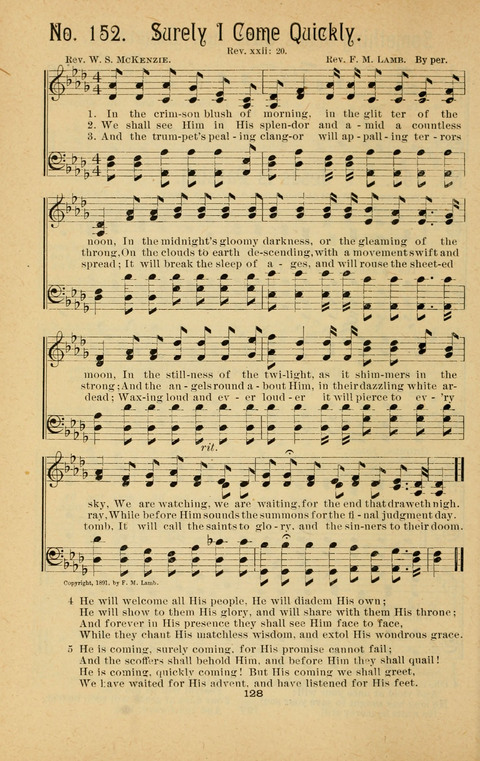 Tears and Triumphs: For Revivals, Sunday Schools & the Home page 128