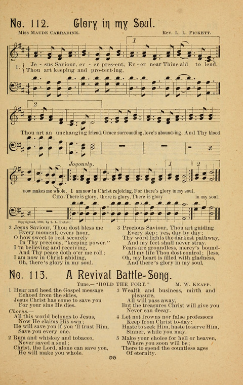 Tears and Triumphs: For Revivals, Sunday Schools & the Home page 95