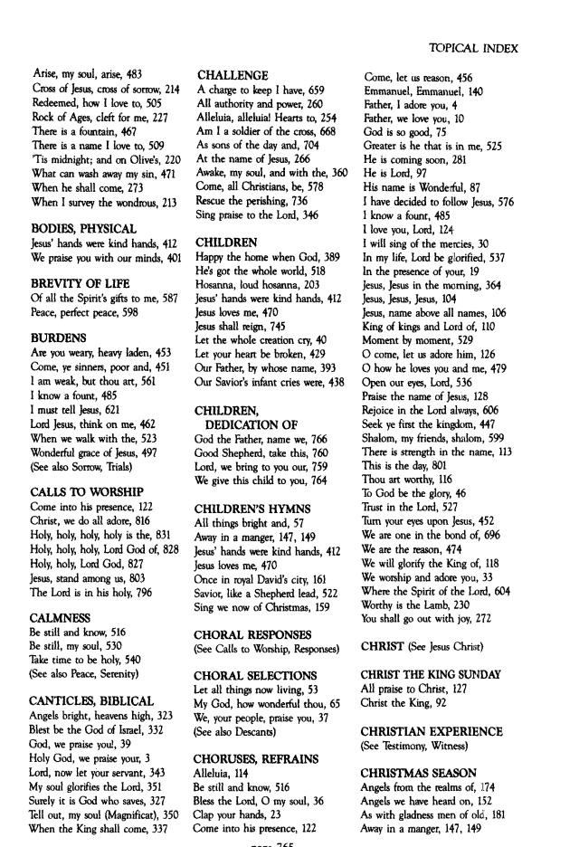 The Worshiping Church page 765