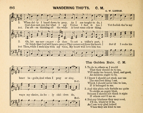 Twilight Zephyrs: a new collection of hymns and tunes for Sunday schools, missionary meetings, anniversaries, temperance meetings and the social circle page 86