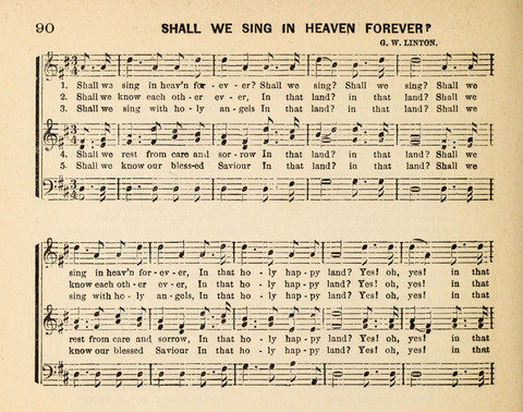 Twilight Zephyrs: a new collection of hymns and tunes for Sunday schools, missionary meetings, anniversaries, temperance meetings and the social circle page 90