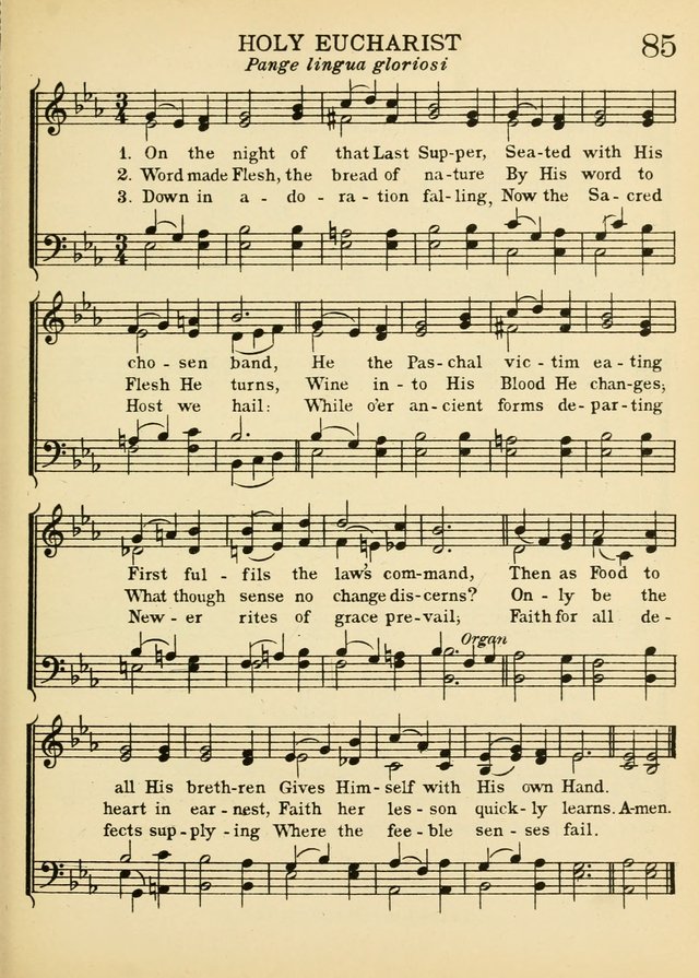 A Treasury of Catholic Song: comprising some two hundred hymns from Catholic soruces old and new page 103