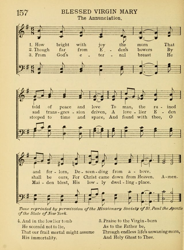 A Treasury of Catholic Song: comprising some two hundred hymns from Catholic soruces old and new page 196