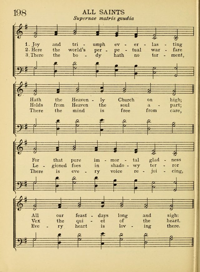 A Treasury of Catholic Song: comprising some two hundred hymns from Catholic soruces old and new page 244