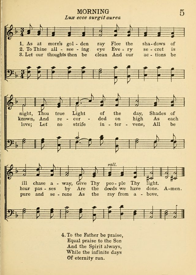 A Treasury of Catholic Song: comprising some two hundred hymns from Catholic soruces old and new page 5