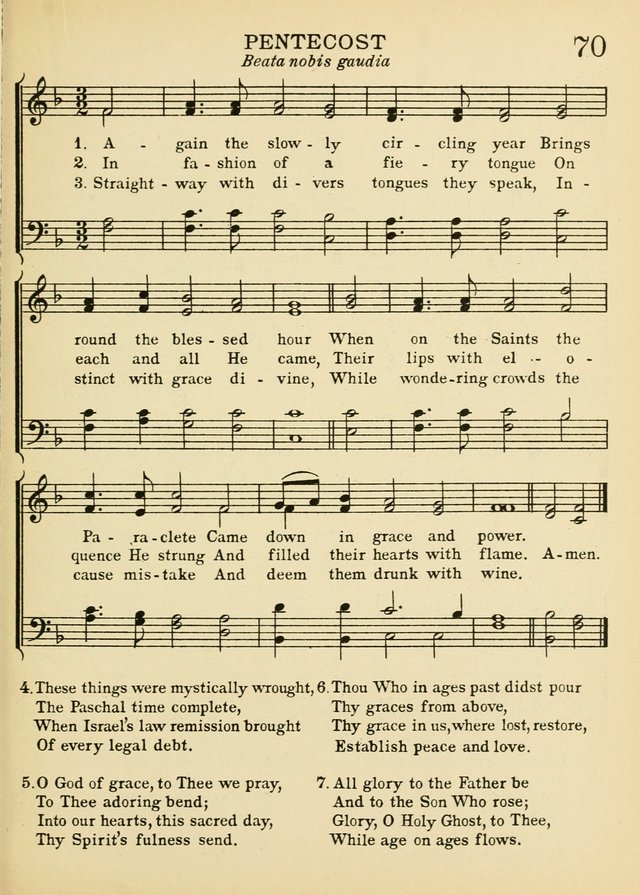 A Treasury of Catholic Song: comprising some two hundred hymns from Catholic soruces old and new page 87