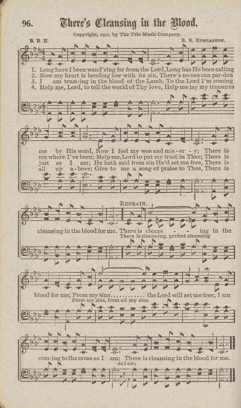 Tidings of Glory: a book of gospel songs for Christian work and worship page 103