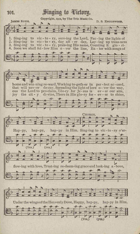 Tidings of Glory: a book of gospel songs for Christian work and worship page 108