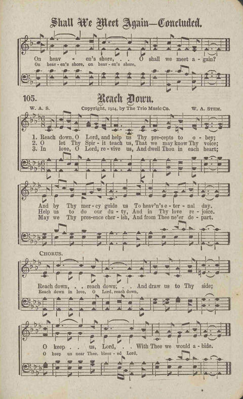 Tidings of Glory: a book of gospel songs for Christian work and worship page 112