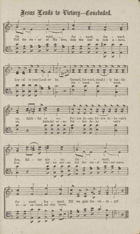 Tidings of Glory: a book of gospel songs for Christian work and worship page 124