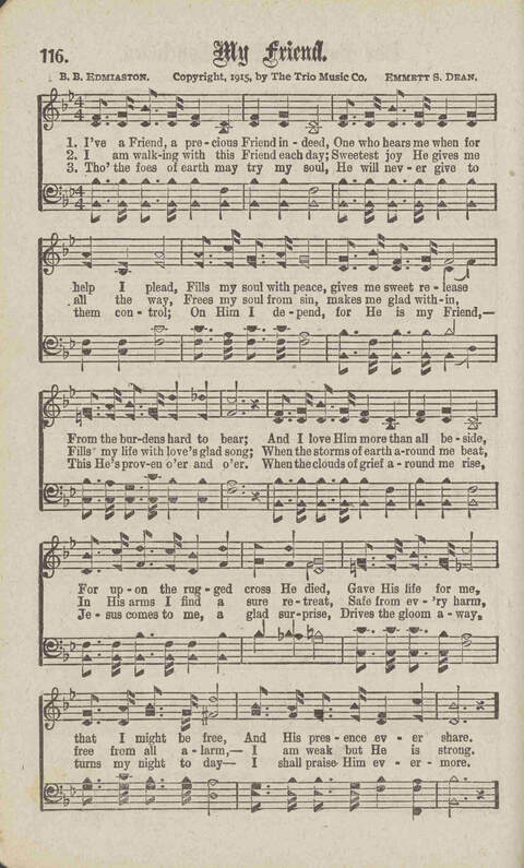 Tidings of Glory: a book of gospel songs for Christian work and worship page 129