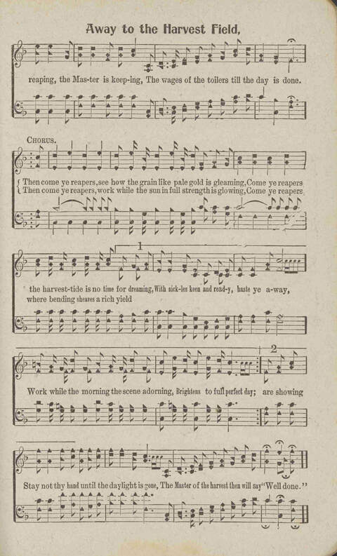 Tidings of Glory: a book of gospel songs for Christian work and worship page 138