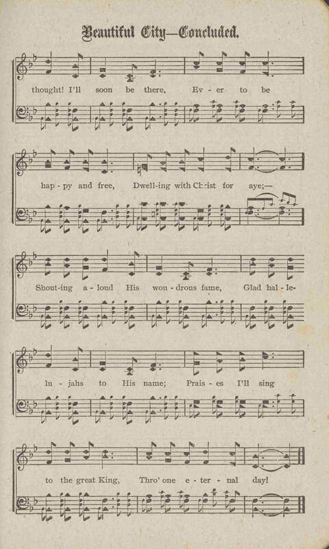 Tidings of Glory: a book of gospel songs for Christian work and worship page 140