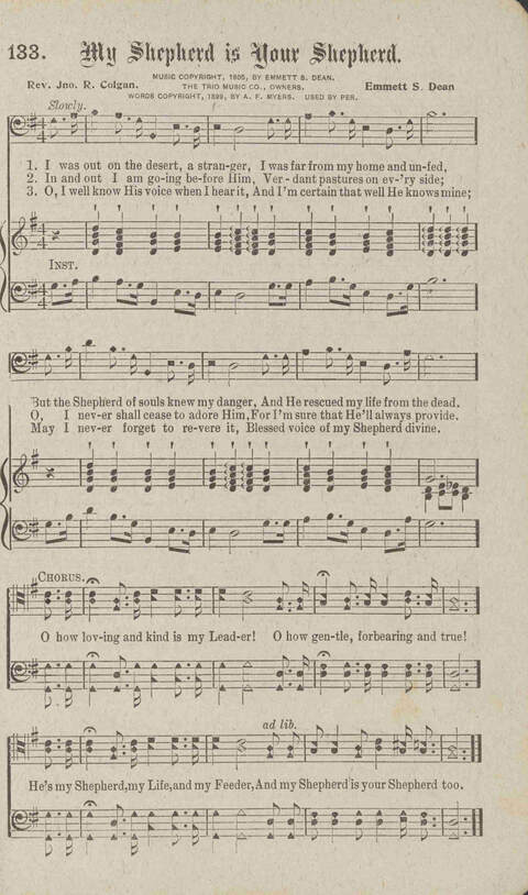 Tidings of Glory: a book of gospel songs for Christian work and worship page 156