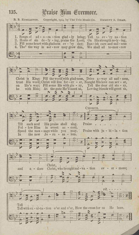 Tidings of Glory: a book of gospel songs for Christian work and worship page 158