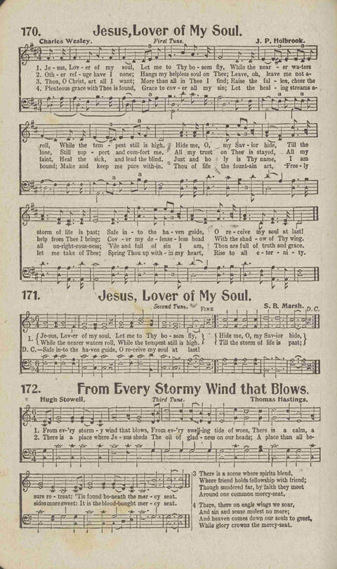 Tidings of Glory: a book of gospel songs for Christian work and worship page 177
