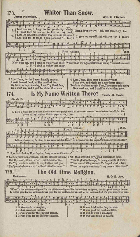 Tidings of Glory: a book of gospel songs for Christian work and worship page 178