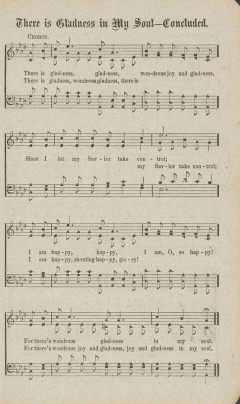 Tidings of Glory: a book of gospel songs for Christian work and worship page 18