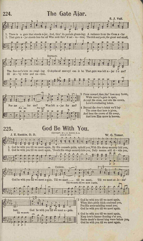 Tidings of Glory: a book of gospel songs for Christian work and worship page 196