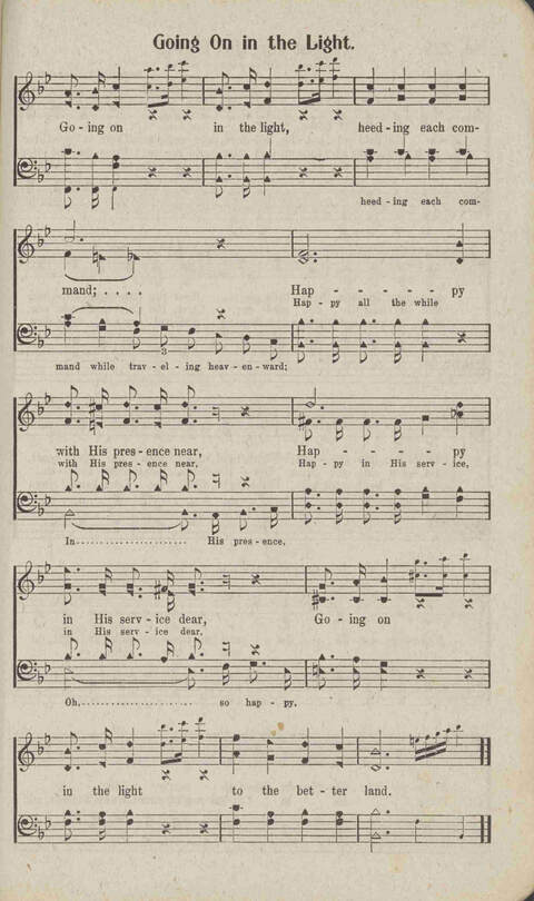 Tidings of Glory: a book of gospel songs for Christian work and worship page 202