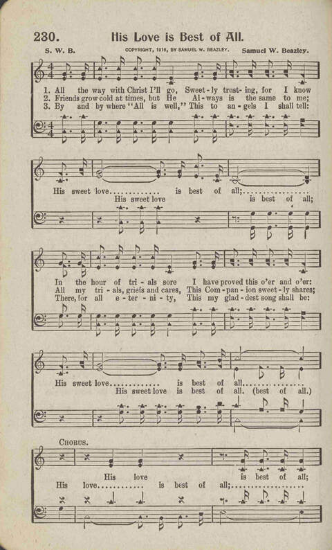 Tidings of Glory: a book of gospel songs for Christian work and worship page 205