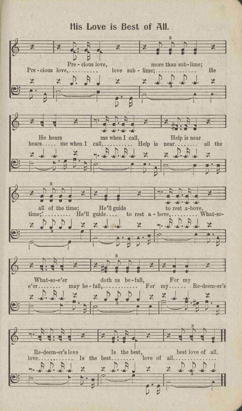 Tidings of Glory: a book of gospel songs for Christian work and worship page 206