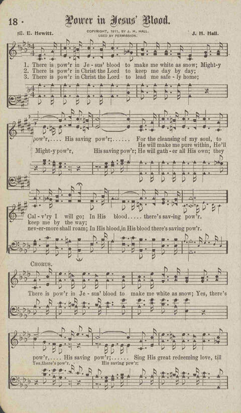 Tidings of Glory: a book of gospel songs for Christian work and worship page 25