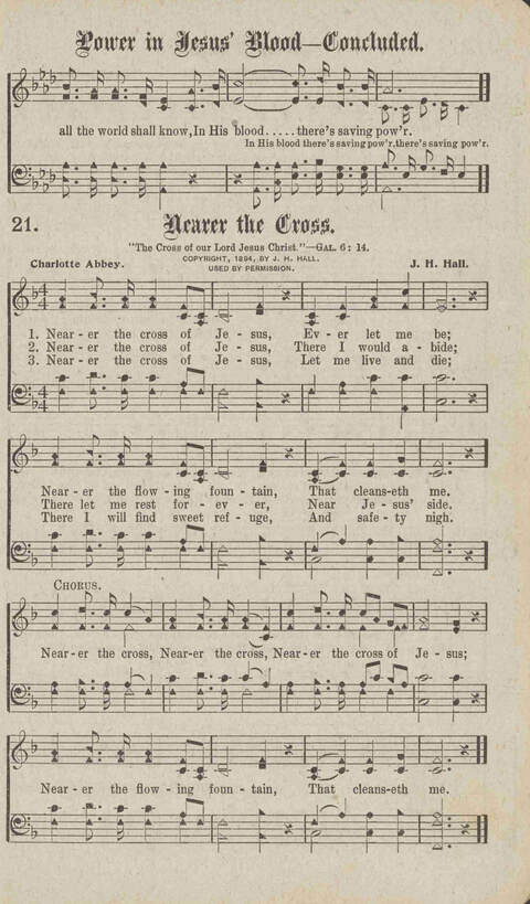 Tidings of Glory: a book of gospel songs for Christian work and worship page 26