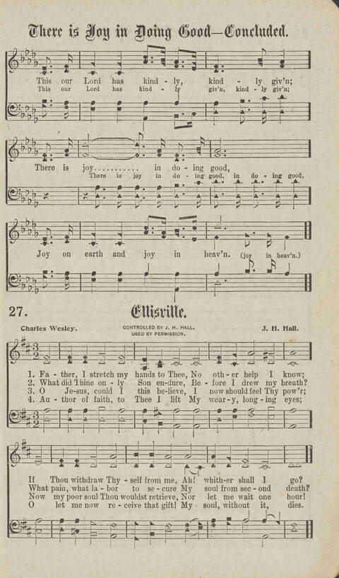 Tidings of Glory: a book of gospel songs for Christian work and worship page 34