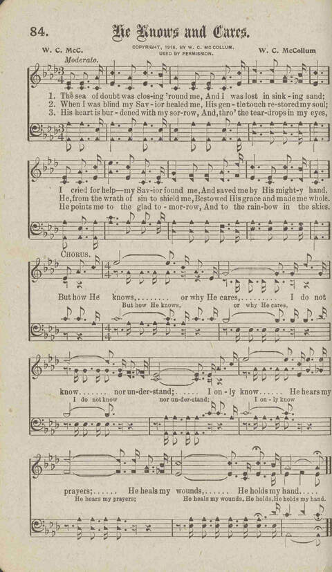 Tidings of Glory: a book of gospel songs for Christian work and worship page 91