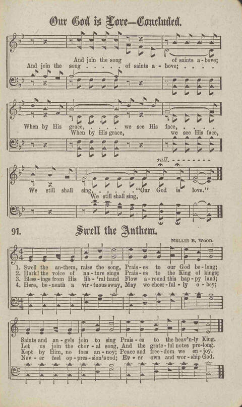 Tidings of Glory: a book of gospel songs for Christian work and worship page 98