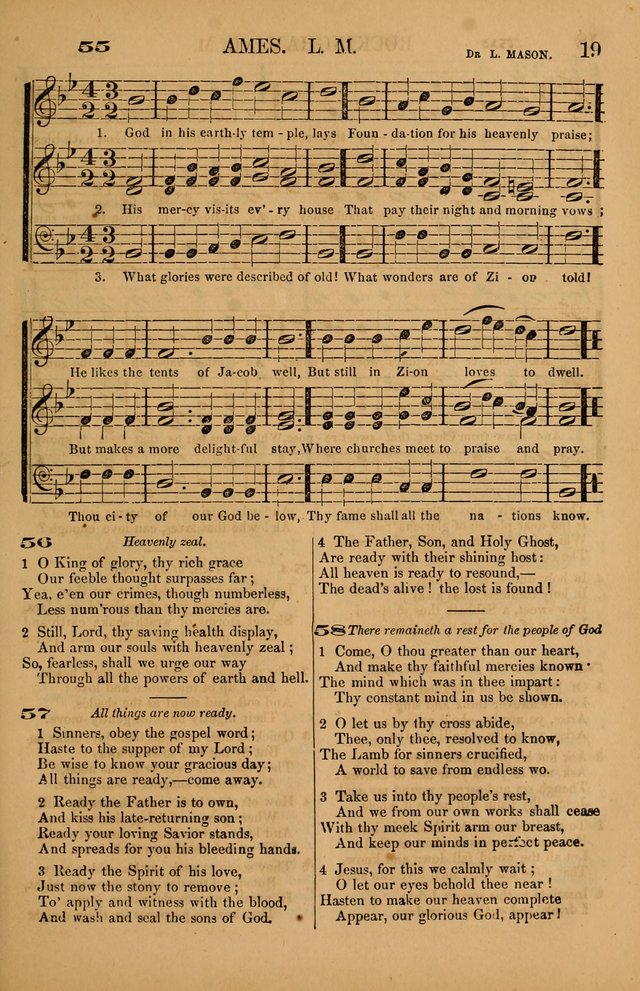 The Tribute of Praise: a collection of hymns and tunes for public and social worship, and for use in the family circle page 19