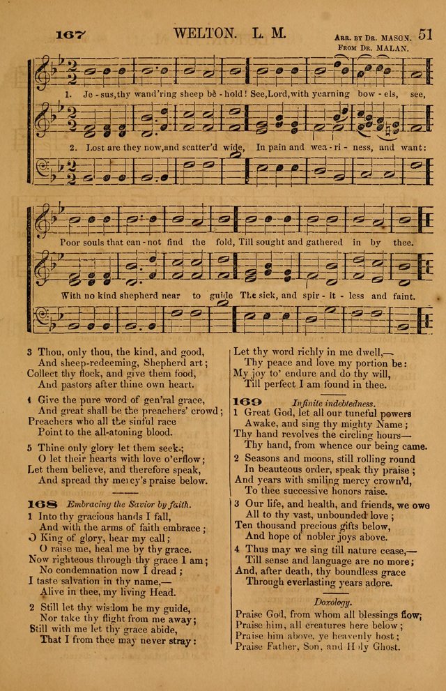 The Tribute of Praise: a collection of hymns and tunes for public and social worship, and for use in the family circle page 51