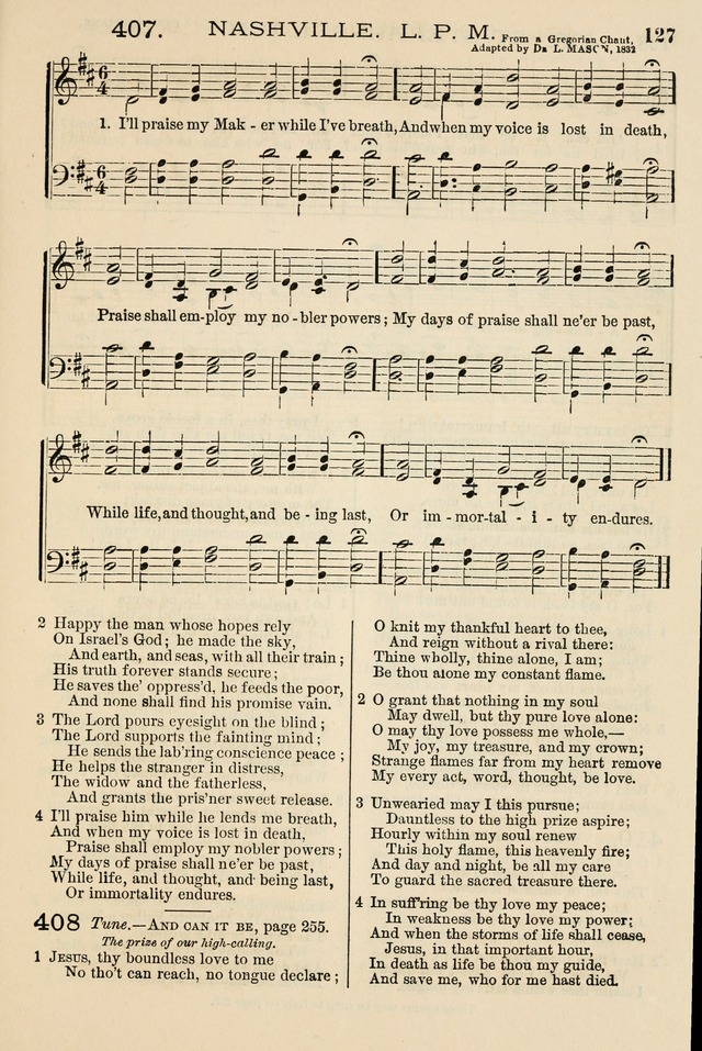The Tribute of Praise: a collection of hymns and tunes for public and social worship, and for the use in the family circle and Sabbath school page 127