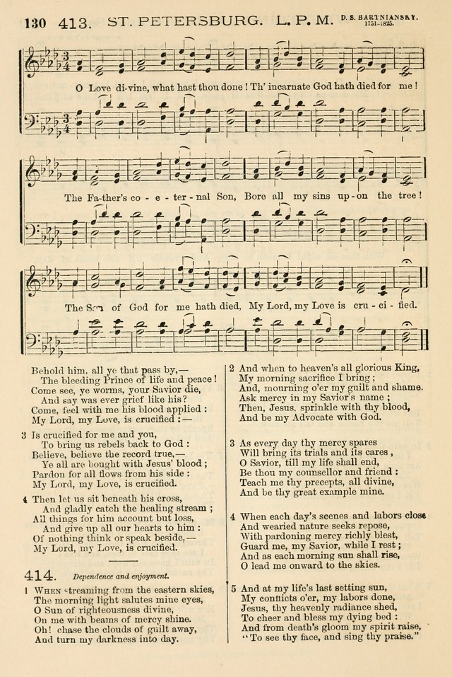 The Tribute of Praise: a collection of hymns and tunes for public and social worship, and for the use in the family circle and Sabbath school page 130