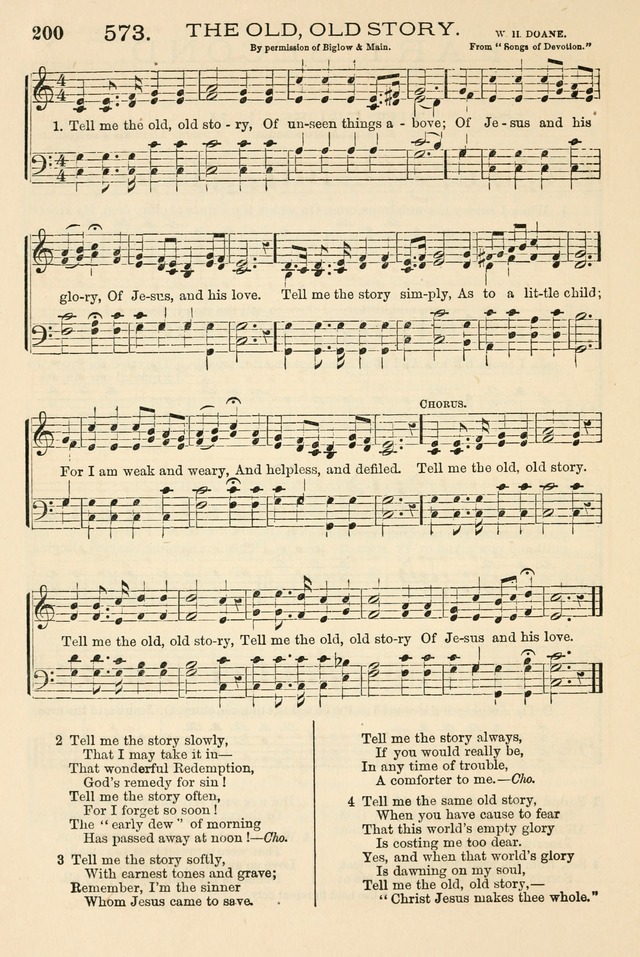 The Tribute of Praise: a collection of hymns and tunes for public and social worship, and for the use in the family circle and Sabbath school page 200
