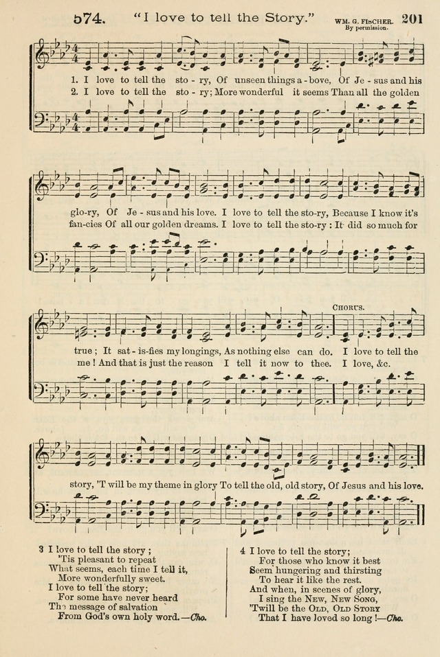 The Tribute of Praise: a collection of hymns and tunes for public and social worship, and for the use in the family circle and Sabbath school page 201