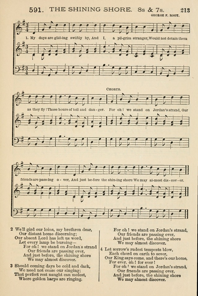 The Tribute of Praise: a collection of hymns and tunes for public and social worship, and for the use in the family circle and Sabbath school page 213